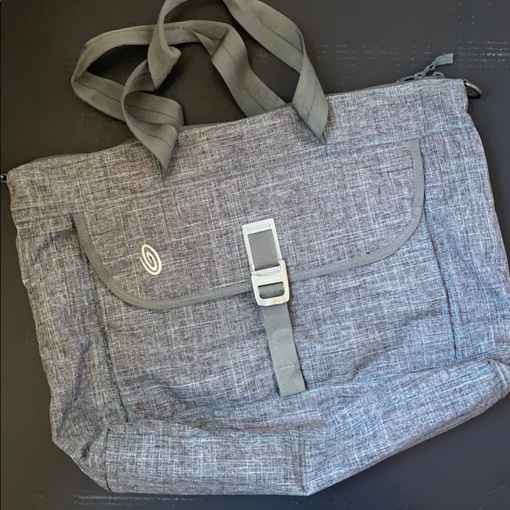 Timbuk2 Cookie Laptop Tote Messenger Bag Gray